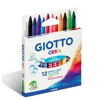 PASTELLI A CERA GIOTTO 12 PZ