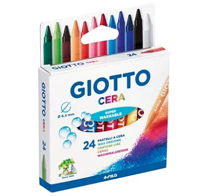 PASTELLI A CERA GIOTTO 24 PZ